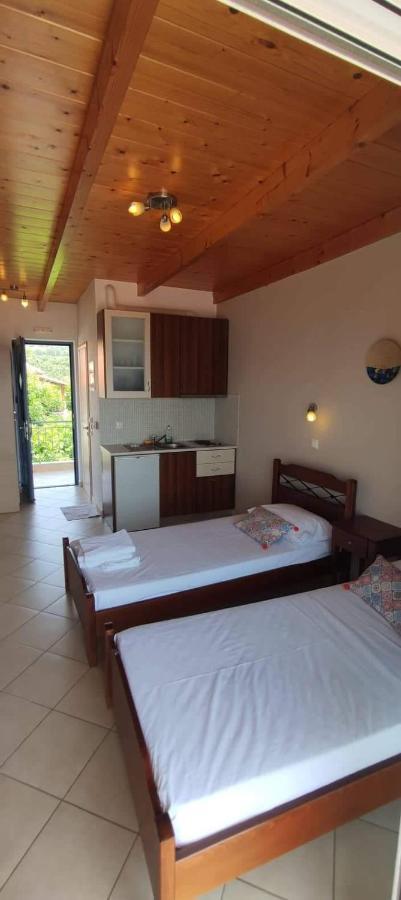 Αλκυονη Διαμερισματα Otel Paralia Vrachou Dış mekan fotoğraf